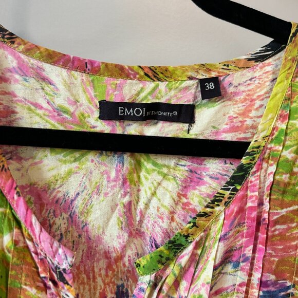 Multicolor sundress 100% cotton bought in Europe - Picture 3 of 10